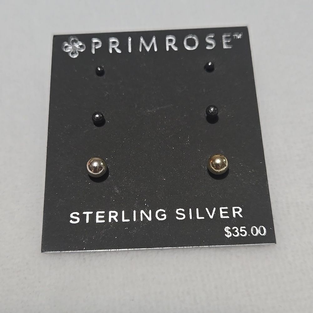 Primrose Sterling Silver Earring Set